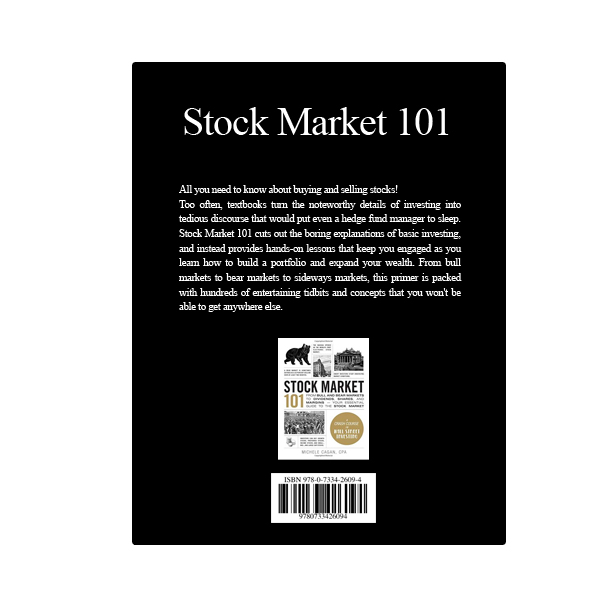 کتاب Stock Market 101 اثر Michele Cagan انتشارات نبض دانش