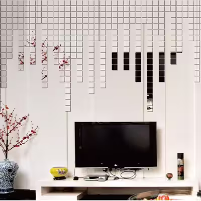 آینه فیلی طرح تایل کد PG012 بسته 30 عددی