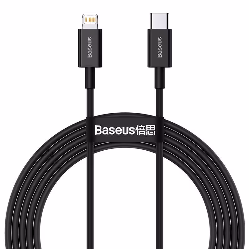 کابل تبدیل فست شارژ Baseus CATLYS-C Type-C to Lightning PD 20W 2m