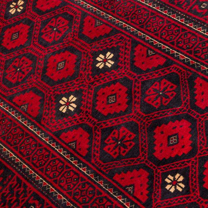 فرش دستبافت سه متری مدل نقشه بلوچ  کد 23.1334