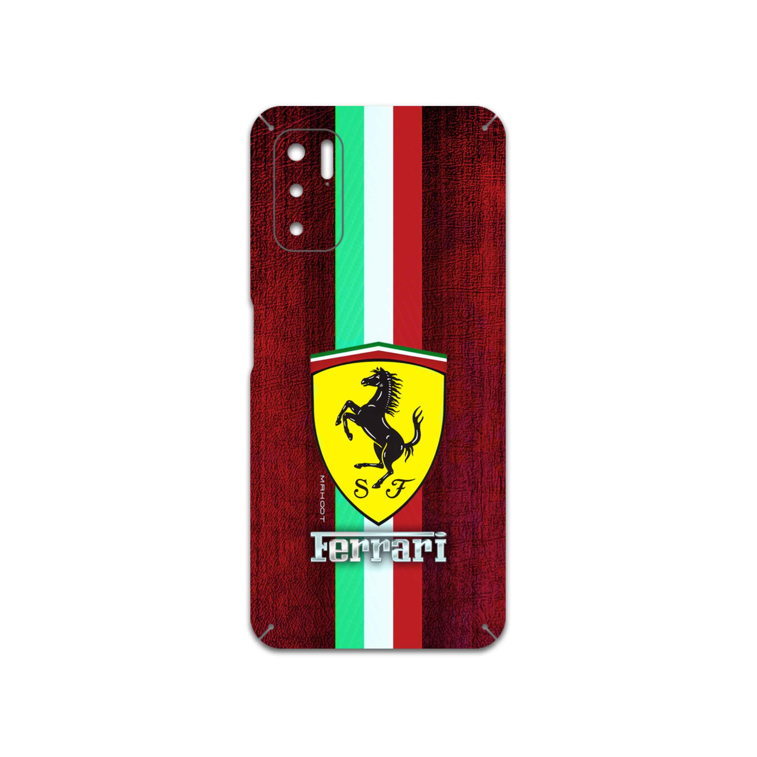 برچسب پوششی ماهوت مدل Ferrari مناسب برای گوشی موبایل شیائومی Redmi Note 10 5G