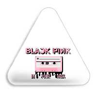 پیکسل خندالو طرح گروه موسیقی بلک پینک مدل مثلثی کد 3113
