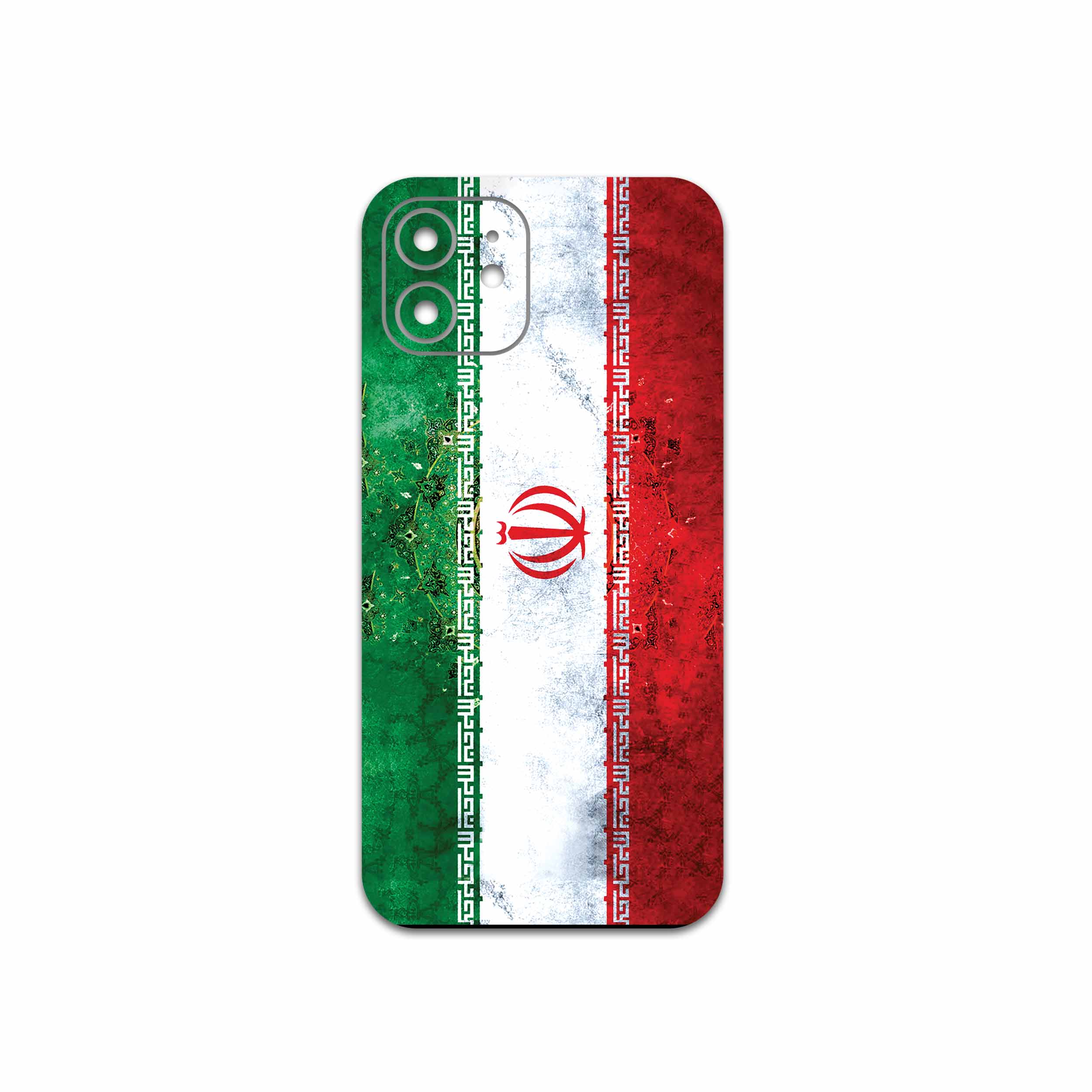 برچسب پوششی ماهوت مدل Iran-Flag-1 مناسب برای گوشی موبایل اپل iPhone 12