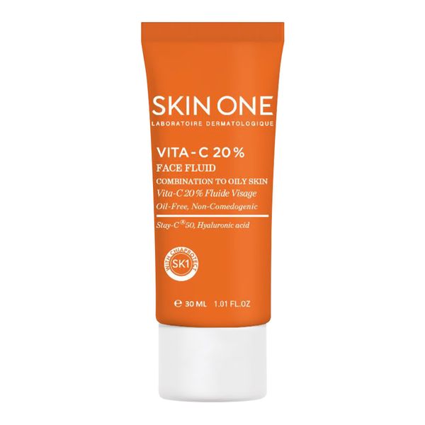 فلویید صورت ویتامین C سی 20% اسکین وان {مناسب پوست چرب و مختلط} 30ml