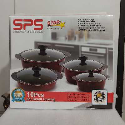 سرویس قابلمه ۱۰ پارچه اس پی اس مدل ۴۴۳۳