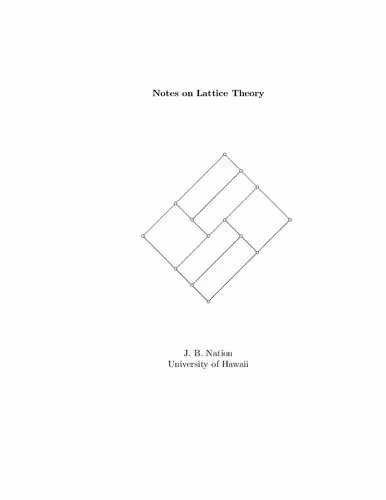 خرید و دانلود نسخه کامل کتاب Notes on Lattice Theory