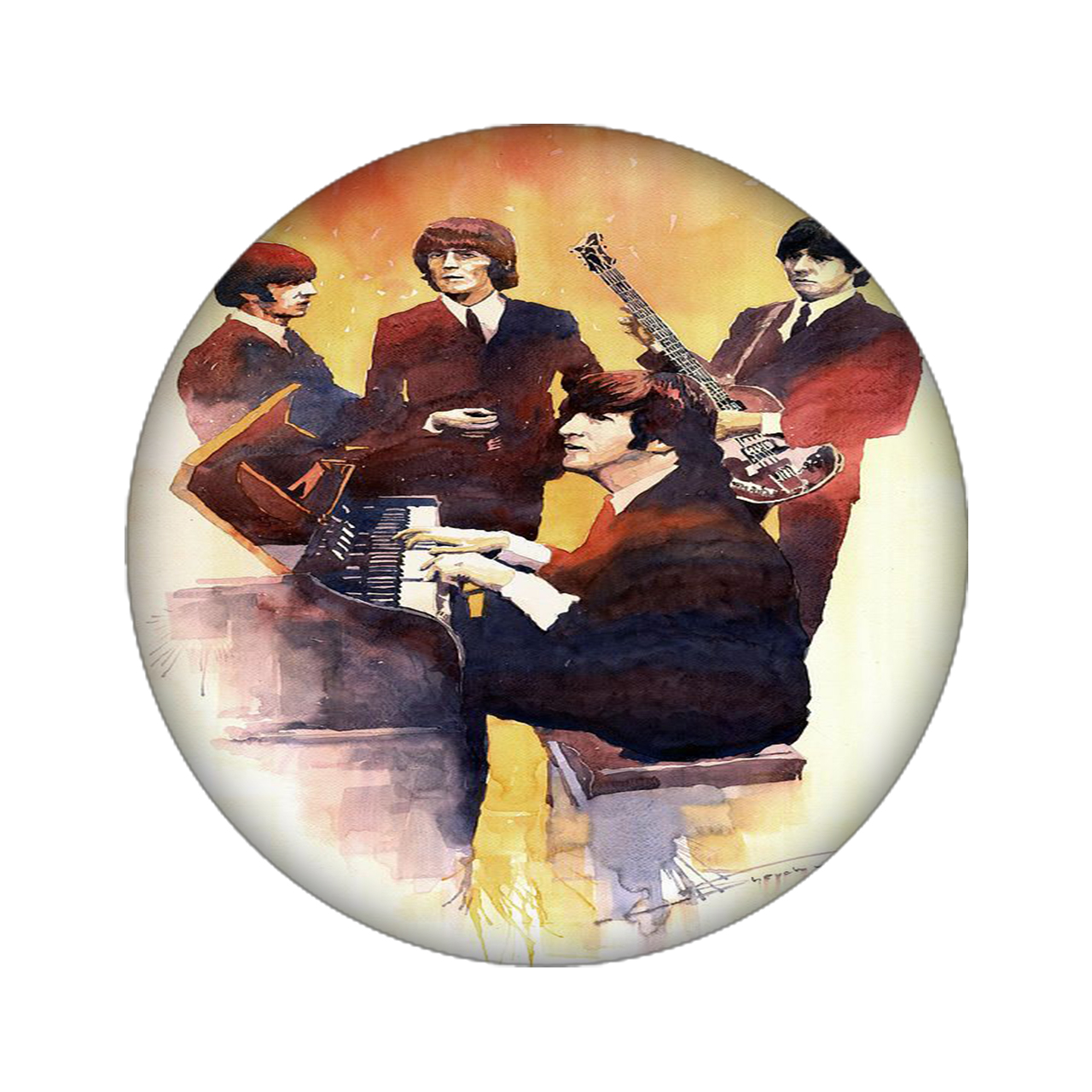 زیر لیوانی مدل beatles کد 1257