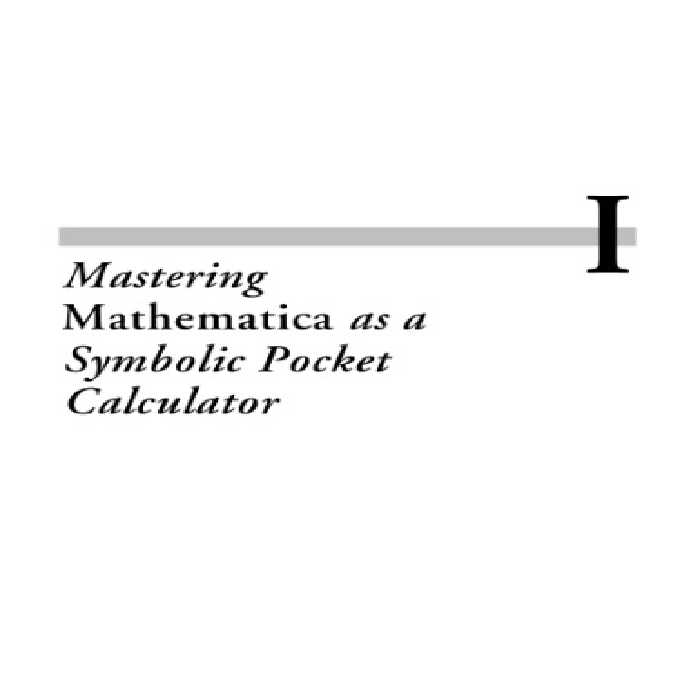 خرید و دانلود نسخه کامل کتاب Mastering Mathematica