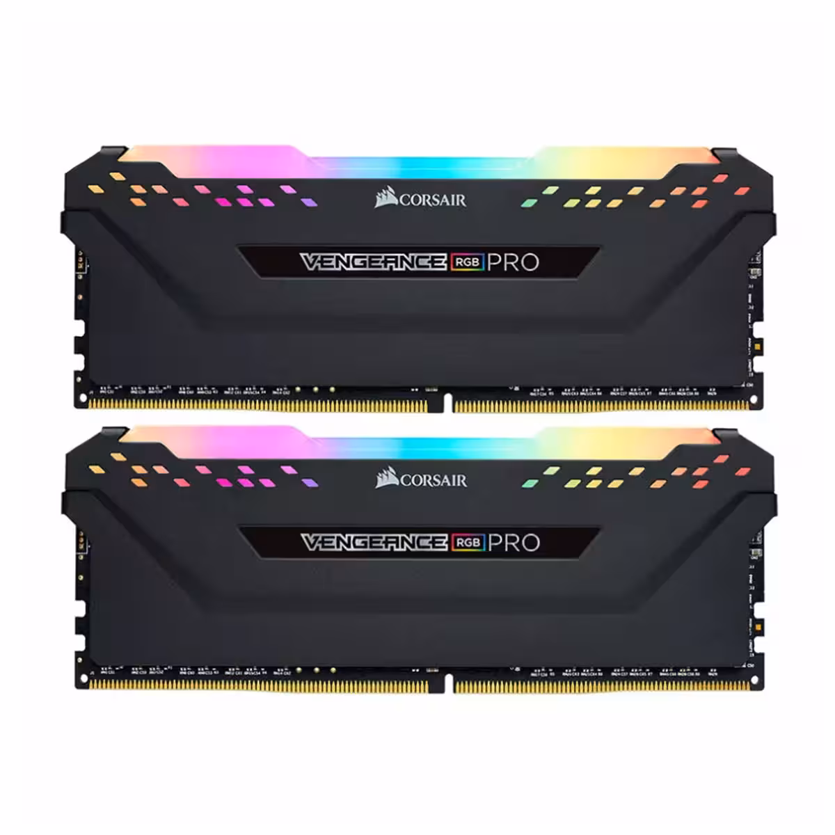 رم کامپیوتر DDR4 دو کاناله 3600 مگاهرتز CL18 کورسیر مدل VENGEANCE RGB PRO ظرفیت 16 گیگابایت