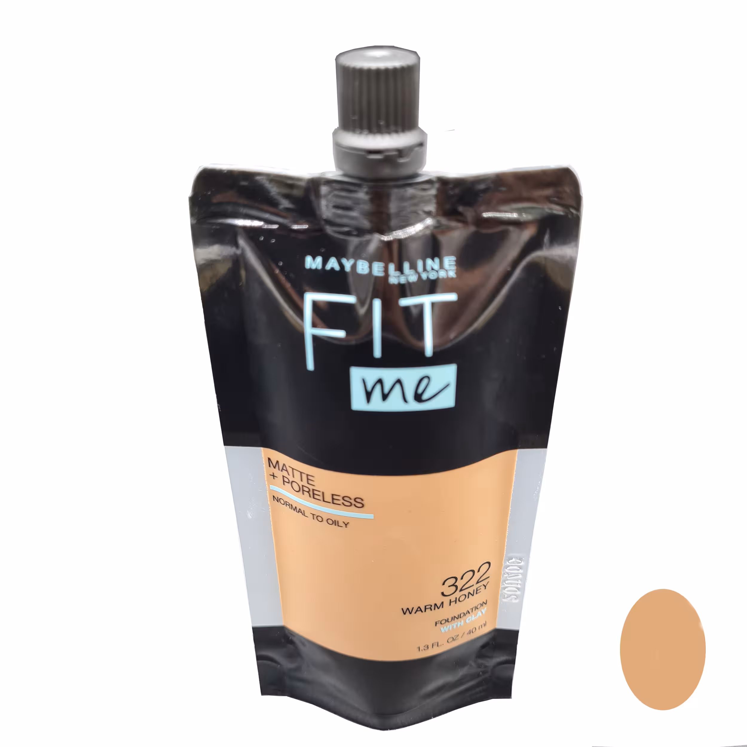 کرم پودر میبلین مدل fit me شماره 322 حجم 40 میلی لیتر