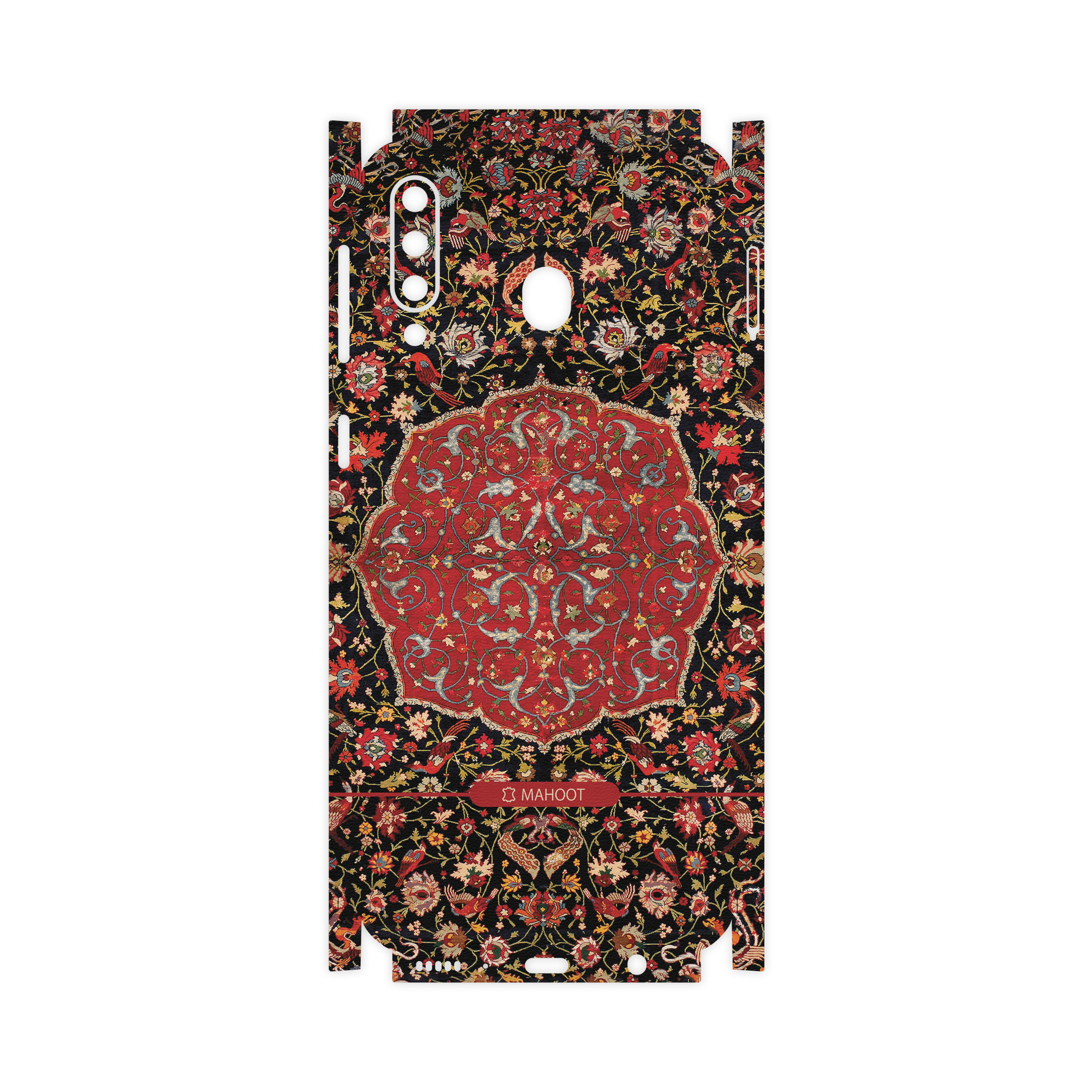 برچسب پوششی ماهوت مدل Full skin-Persian-Carpet-Red مناسب برای گوشی موبایل سامسونگ Galaxy M30