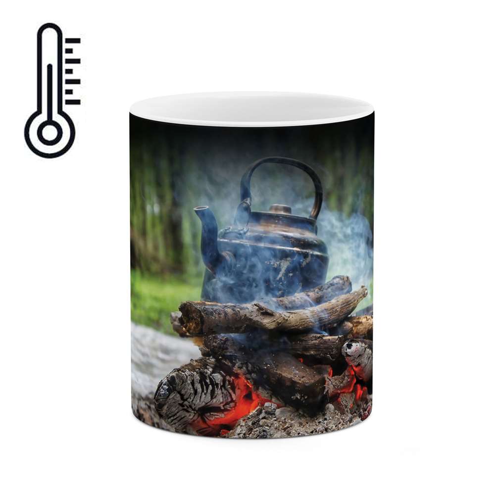 ماگ حرارتی طرح کتری ذغالی مدل mgp00591