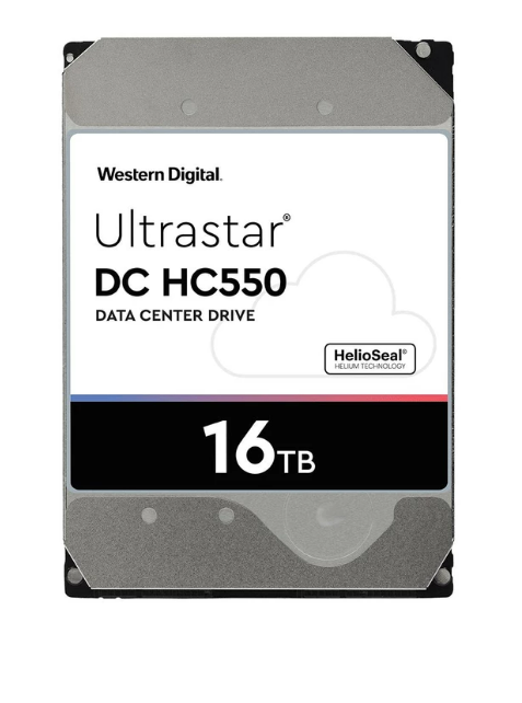 هارد دیسک اینترنال وسترن دیجیتال 16 ترابایت مدل HC550 Ultra Star (استوک) - دوسو آی تی