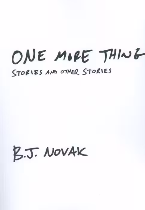 ONE MORE THING STORIES AND OTHER STORIES:آنها تندتر رانده و از ... (زبان اصلی،انگلیسی) - ناشربوک | خرید آنلاین کتاب