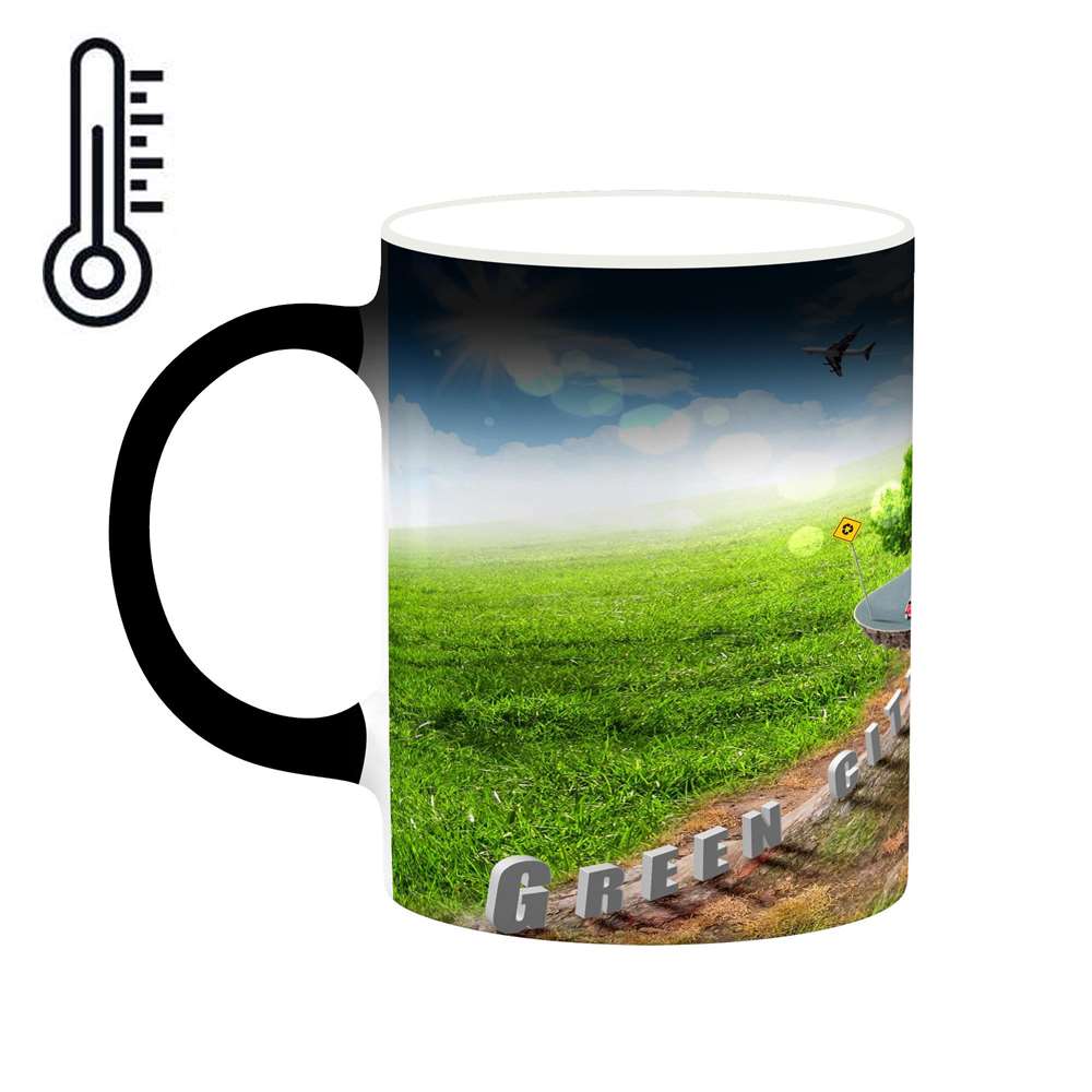 ماگ حرارتی کاکتی طرح فانتزی مدل mgh20568