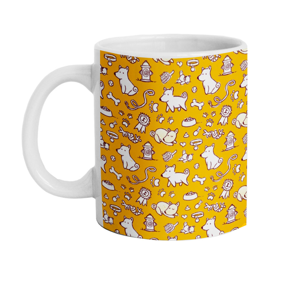 ماگ دارلی طرح فانتزی سگ مدل M1465