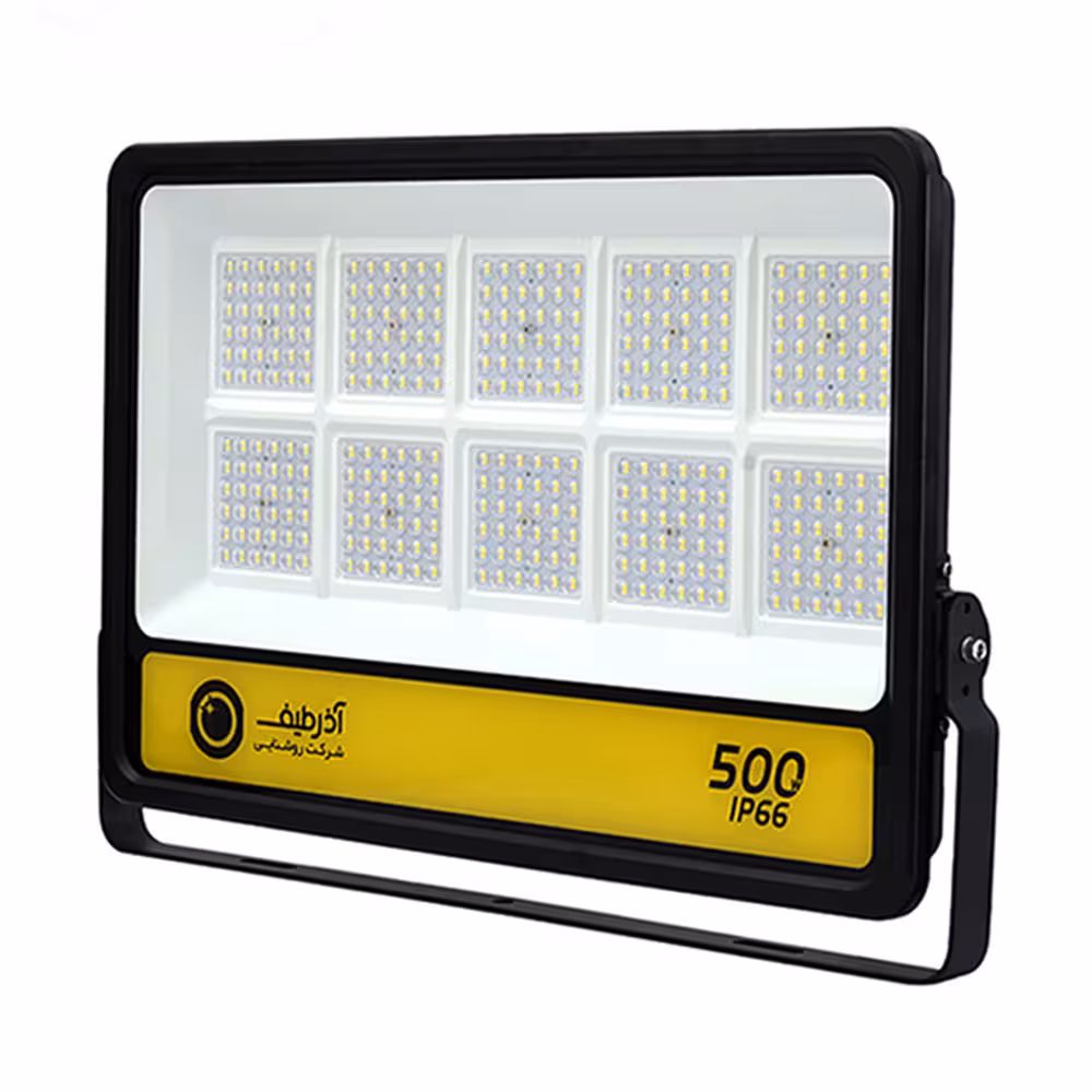 پروژکتور ال ای دی 500 وات لنزدار آذر طیف مدل آلفا کد FL500W