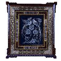 	 تابلو قلمزنی طرح گلستان کد 5550