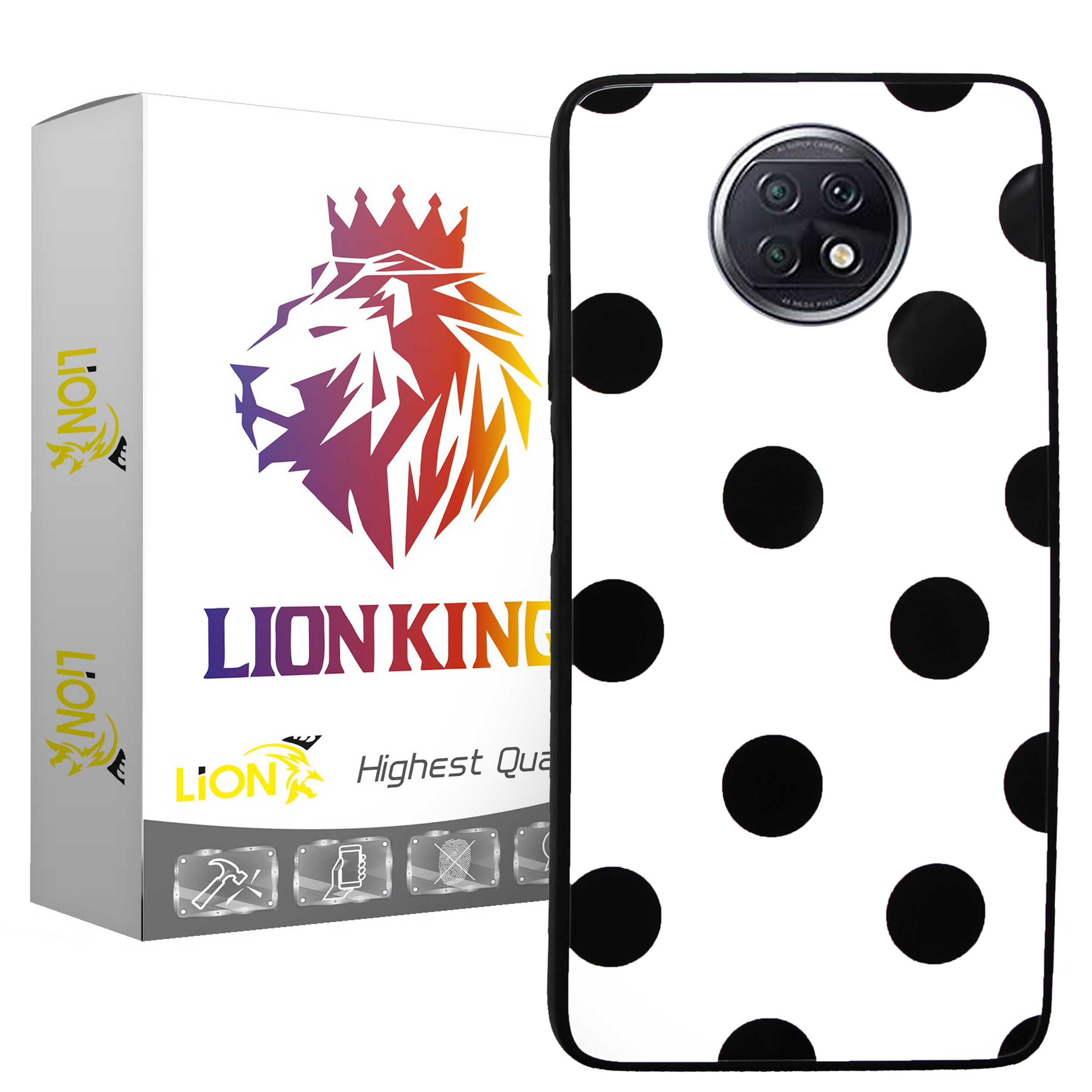  کاور لاین کینگ مدل خال خالی مناسب برای گوشی موبایل شیائومی Redmi Note9T / Note 9T 5G