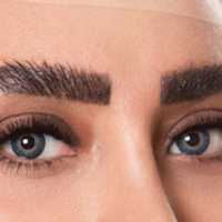 لنز چشم رنگی (زیبایی) سالانه کلیر ویژن آبی مرکز عسلی دور دار   