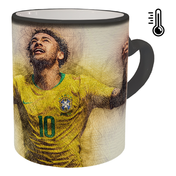 ماگ حرارتی مدل دسته قلبی طرح نیمار کد 28