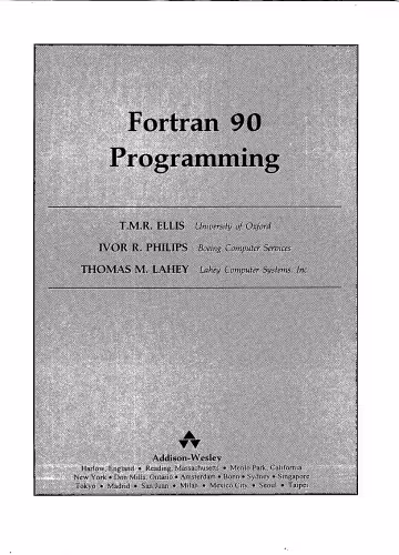 خرید و دانلود نسخه کامل کتاب Fortran 90 programming