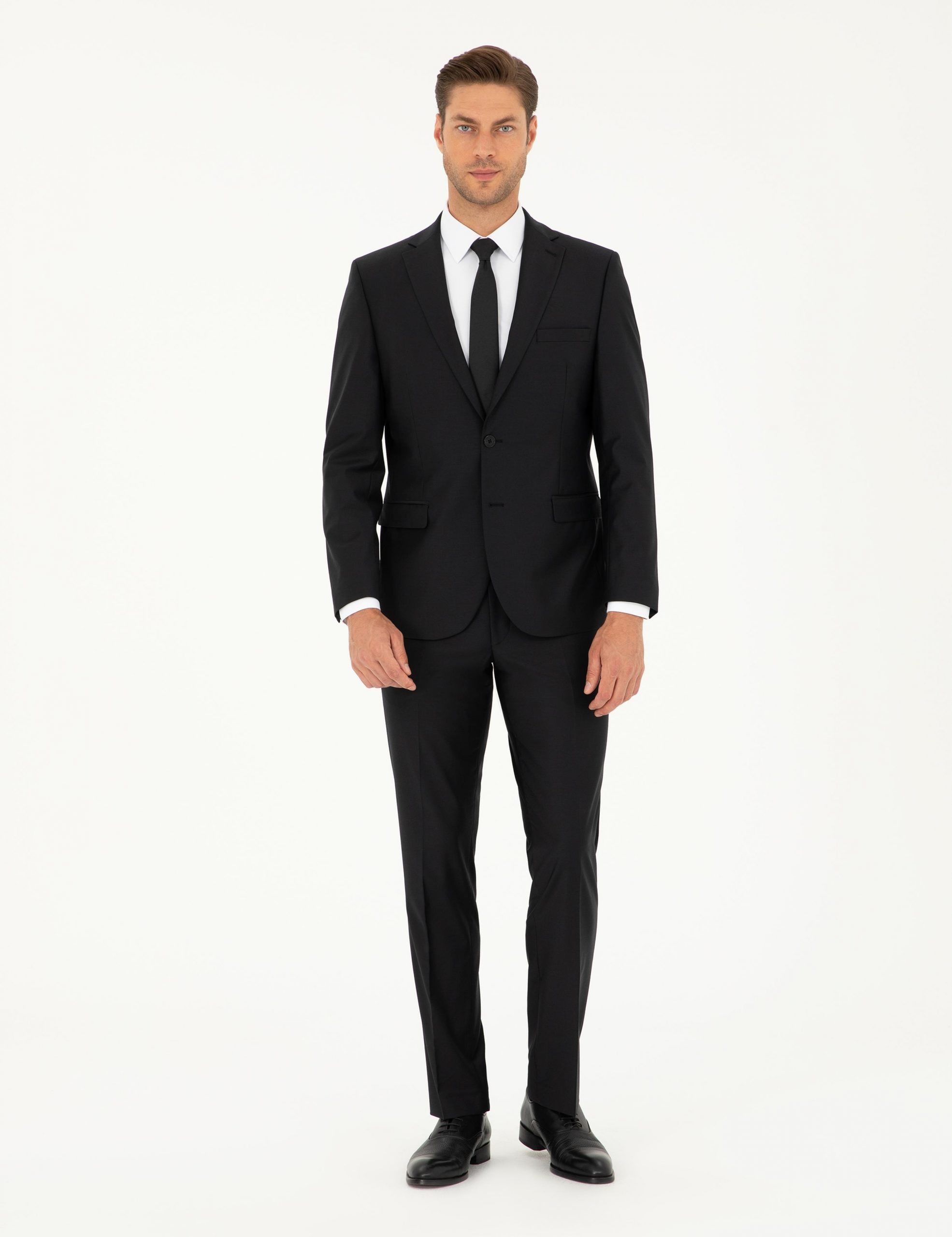 کت و شلوار مردانه مشکی پیرکاردین - فروشگاه لباس شهرمون