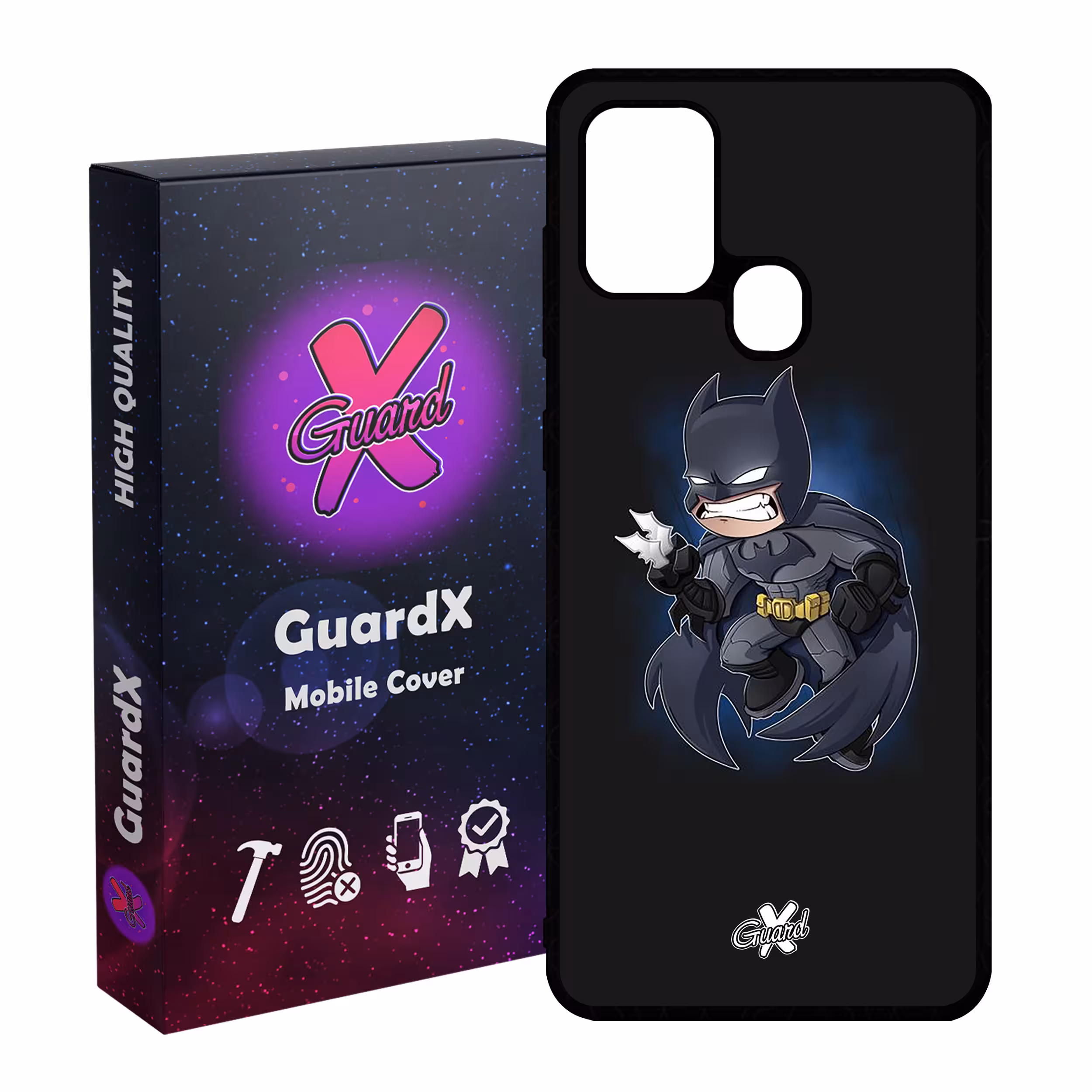 کاور گارد ایکس طرح Batman مدل Glass10049 مناسب برای گوشی موبایل سامسونگ Galaxy A21s