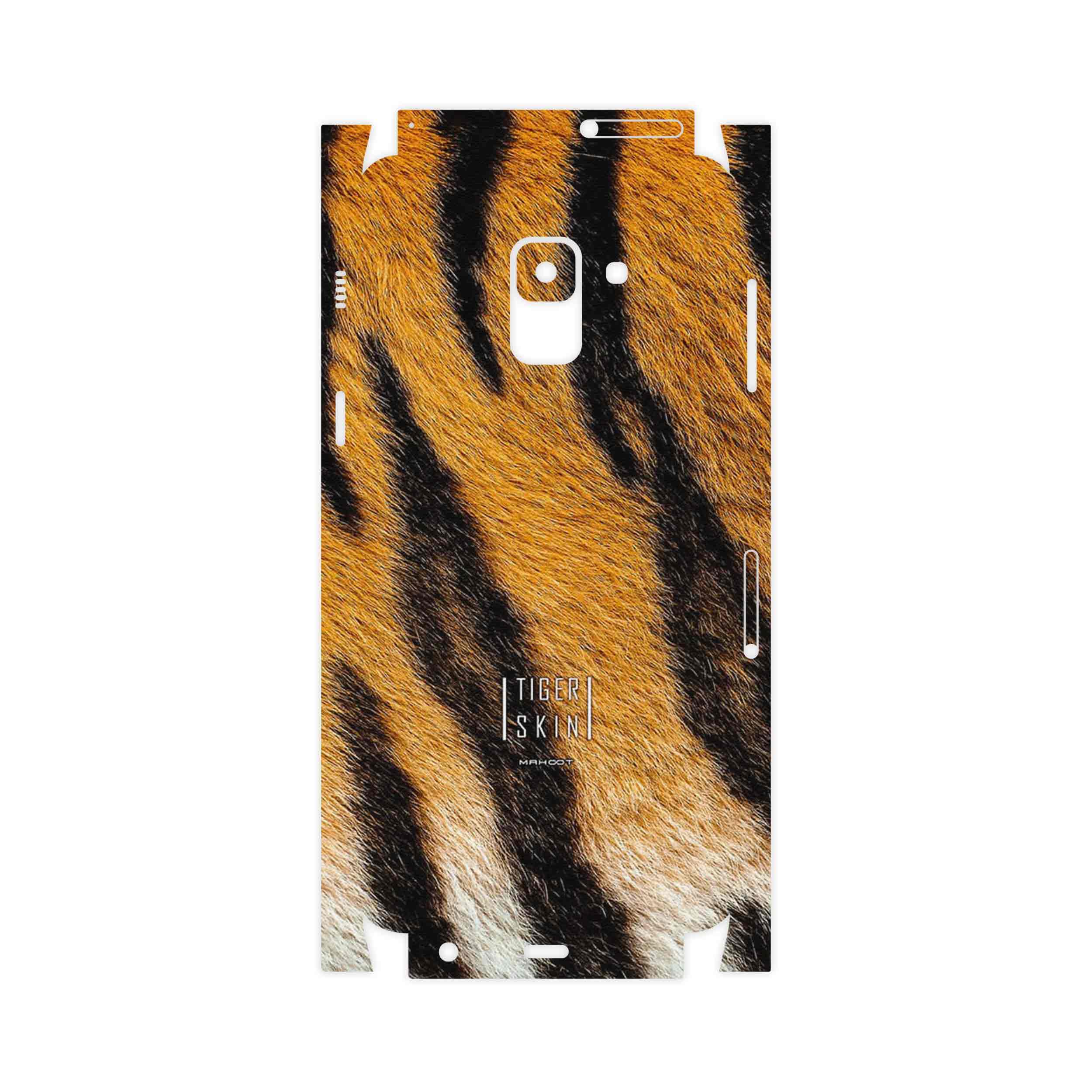 برچسب پوششی ماهوت مدل Tiger Skin-FullSkin مناسب برای گوشی موبایل سامسونگ Galaxy A8 2018
