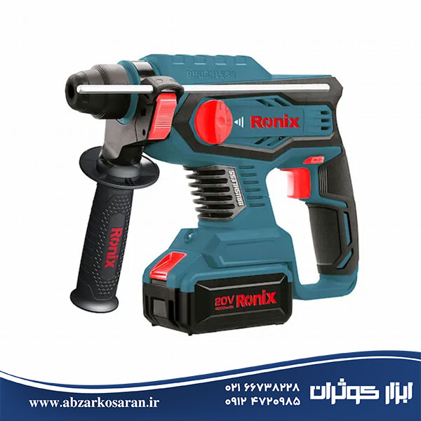کیت بتن کن شارژی براشلس Ronix مدل 8910K