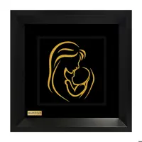 تابلو طلاکوب مارک گلد طرح مهر مادری کد TF033