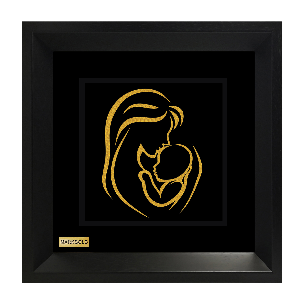 تابلو طلاکوب مارک گلد طرح مهر مادری کد TF033