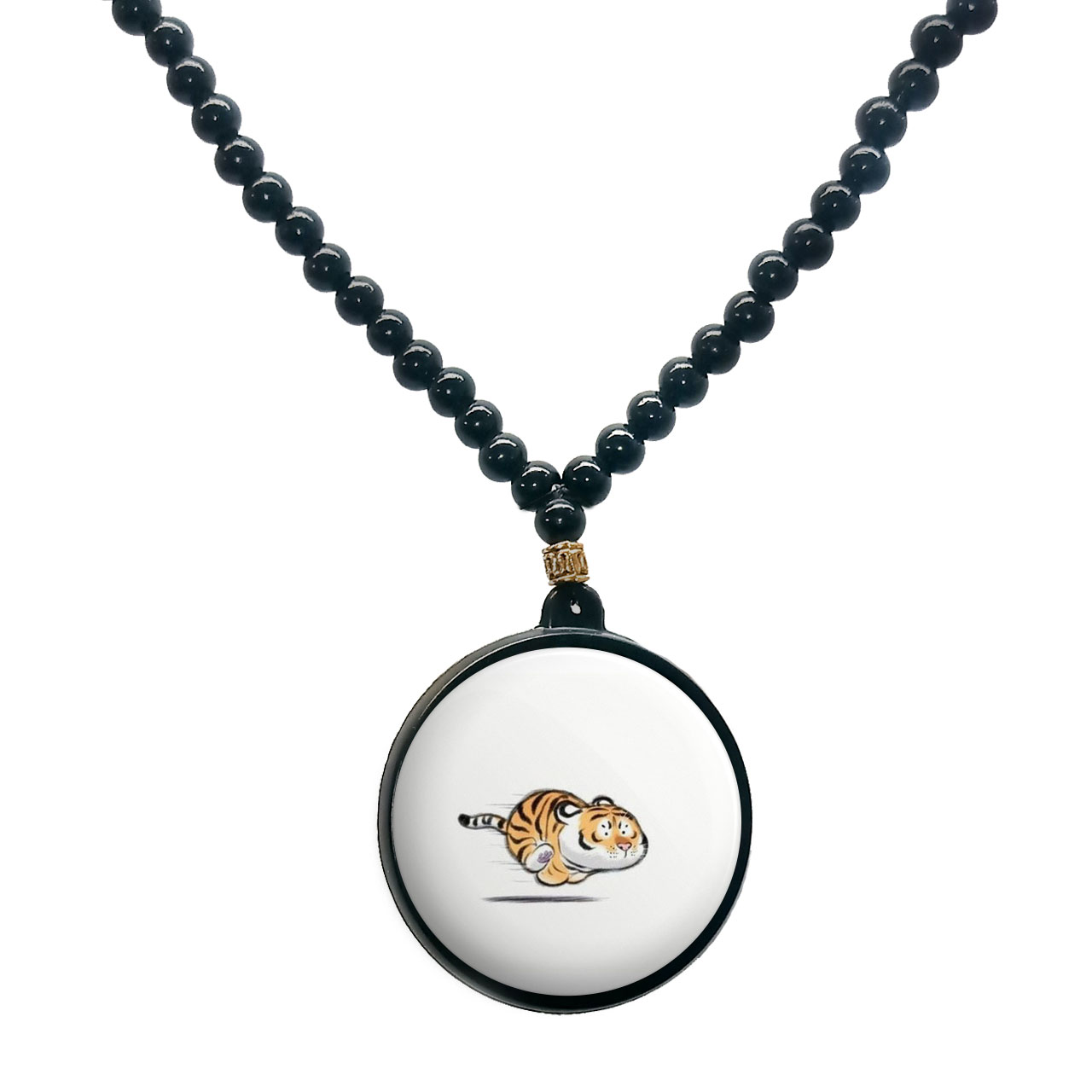 گردنبند پرمانه طرح حیوانات کیوت کد pmd.21535 مدل دو طرفه