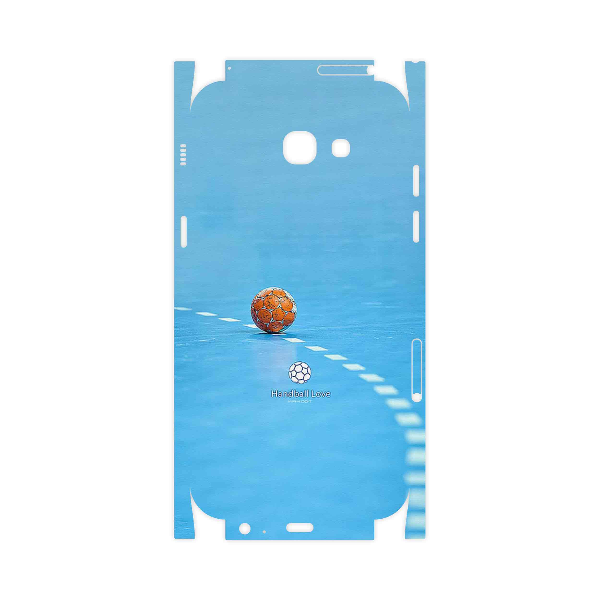 برچسب پوششی ماهوت مدل Handball-FullSkin مناسب برای گوشی موبایل سامسونگ Galaxy A7 2017