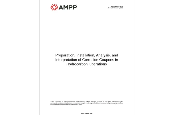 ♦️دانلود استاندارد کوپنهای خوردگی ویرایش 2023 ✅NACE AMPP SP0775 2023 🔥Preparation, Installation, Analysis, and Interpretation of Corrosion Coupons in Hydrocarbon Operations 🌈🌈تغییرات این ورژن بسیار گسترده است - کتابخانه مجازی واتیکان