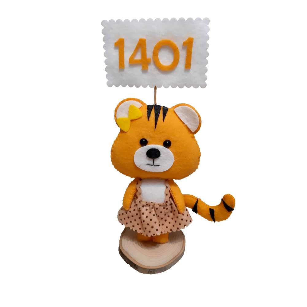 استند تزئینی طرح ببر کد R.M 408