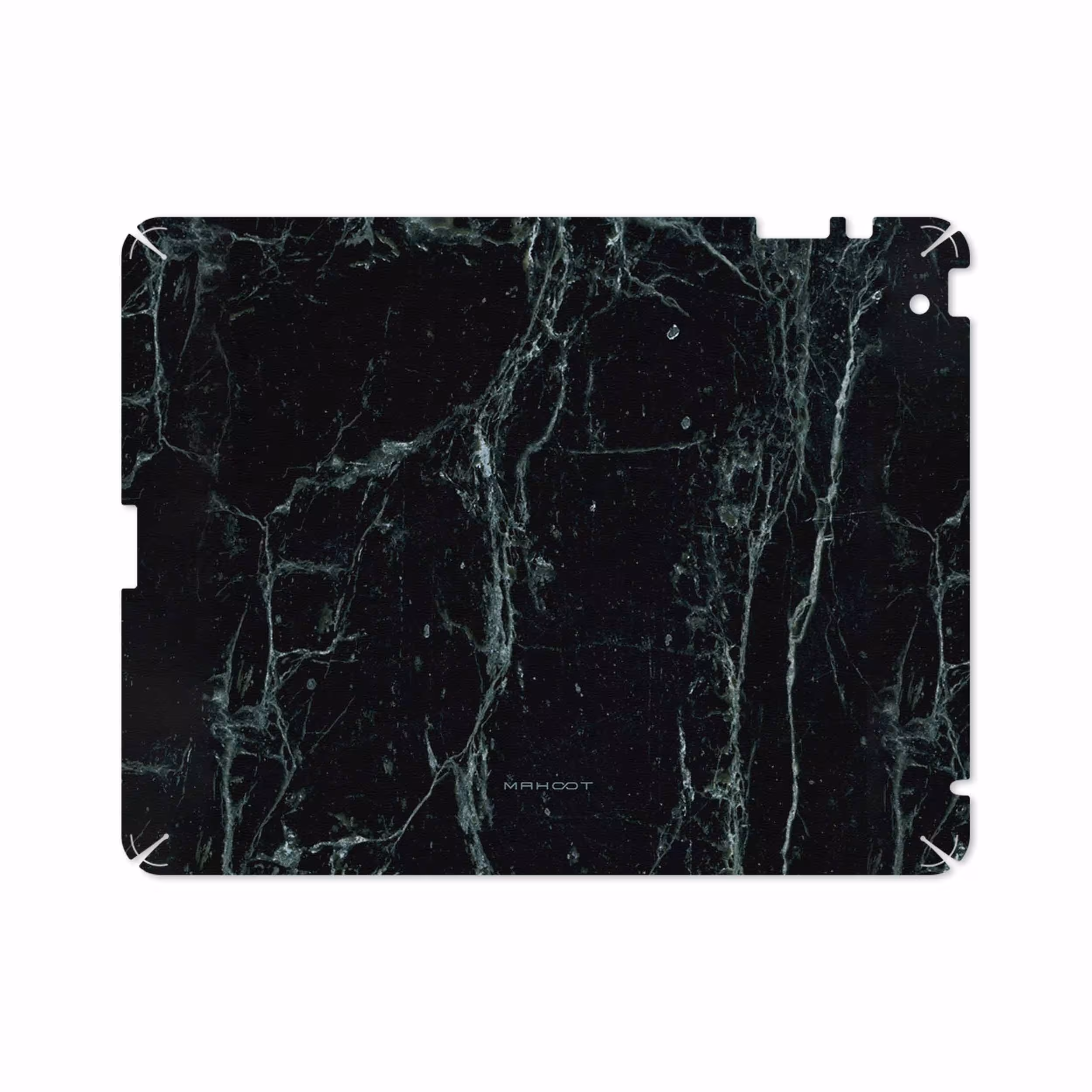 برچسب پوششی ماهوت مدل Graphite-Green-Marble مناسب برای تبلت اپل iPad 2 2011 A1397