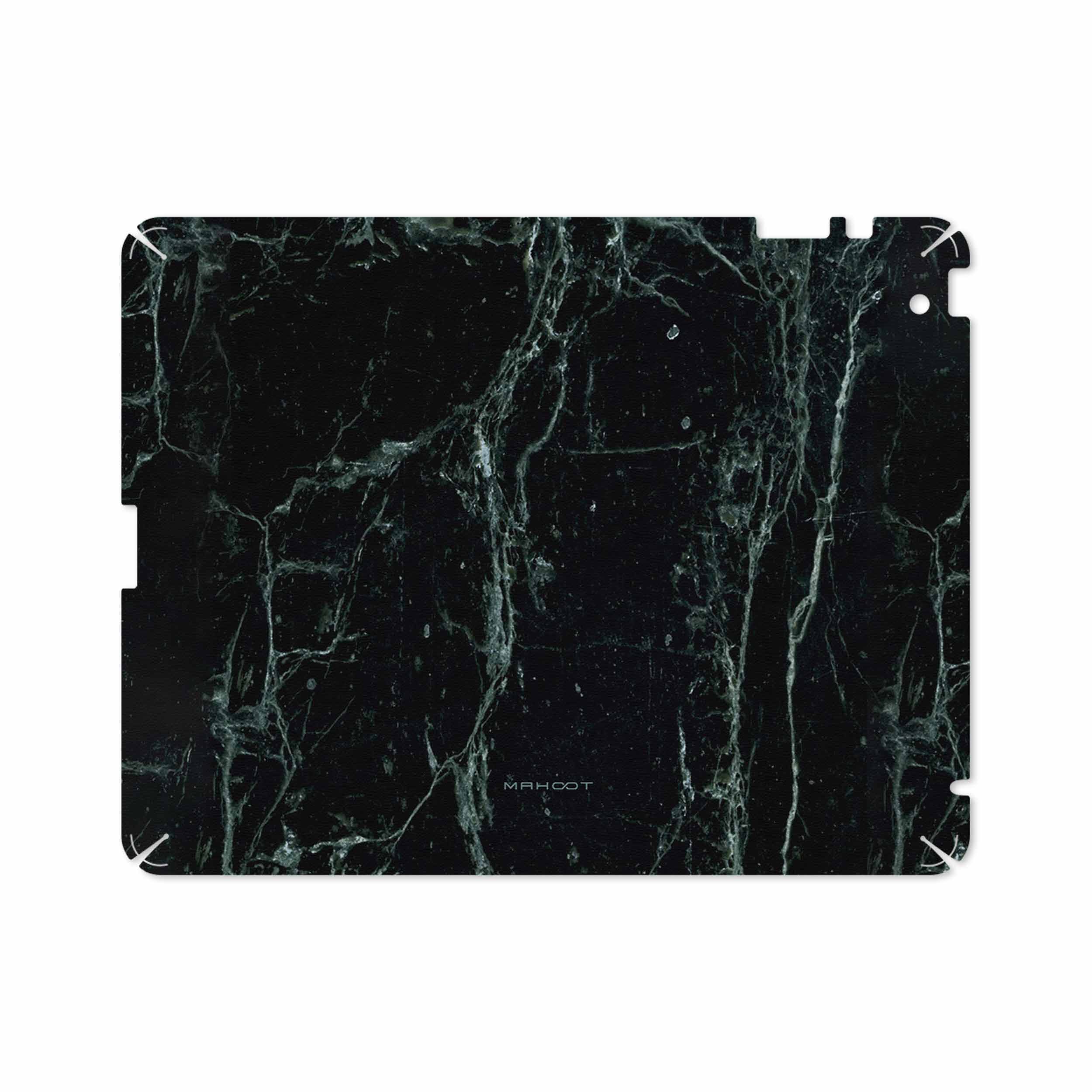 برچسب پوششی ماهوت مدل Graphite-Green-Marble مناسب برای تبلت اپل iPad 2 2011 A1397