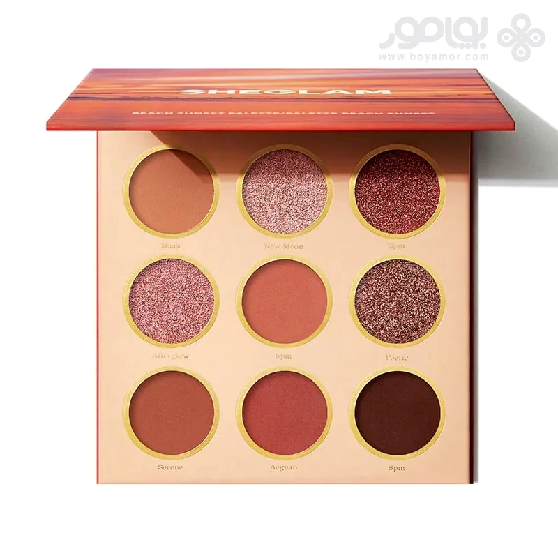 پالت سایه شیگلم مدل BEACH SUNSET