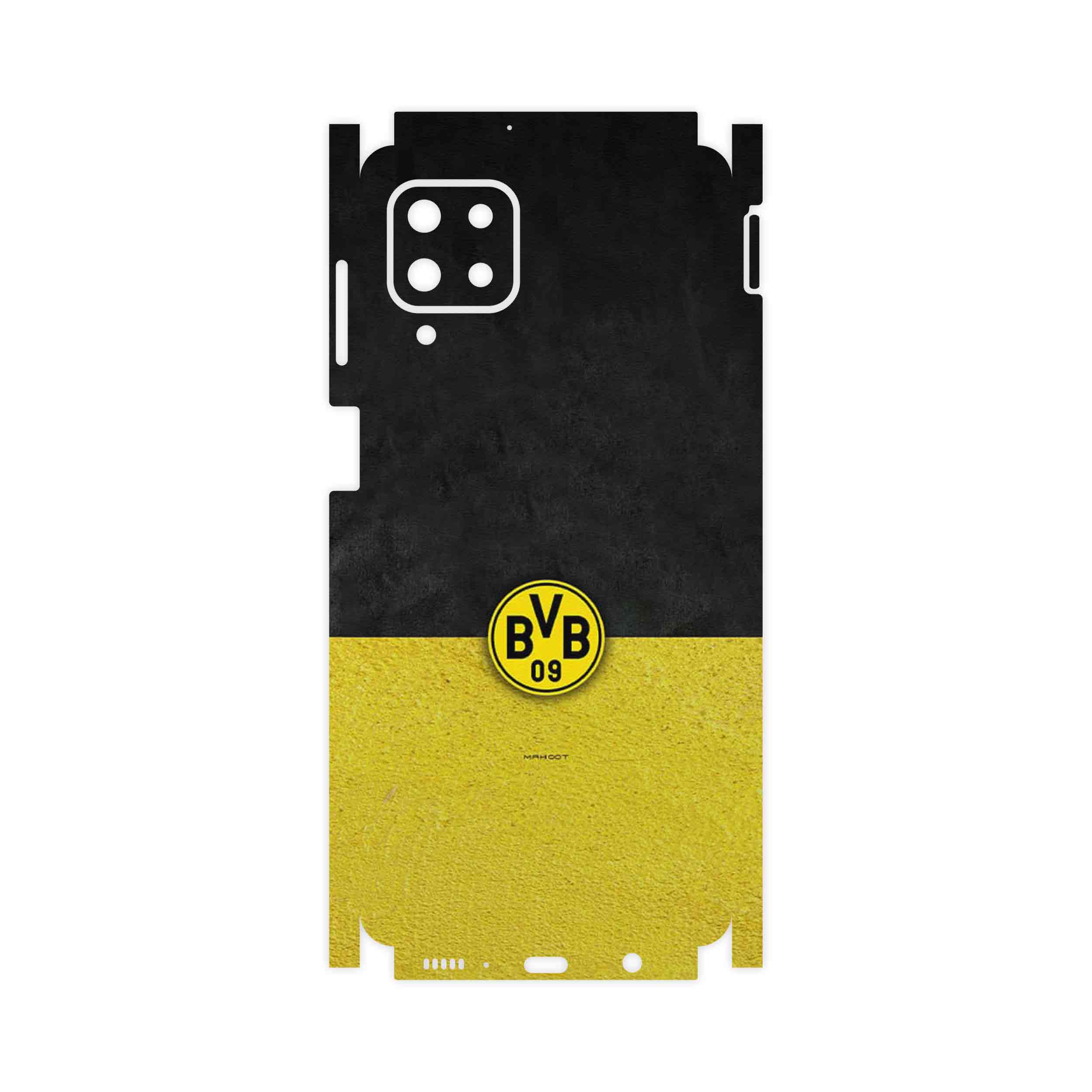 برچسب پوششی ماهوت مدل Borussia Dortmund FC-FullSkin مناسب برای گوشی موبایل سامسونگ Galaxy M62