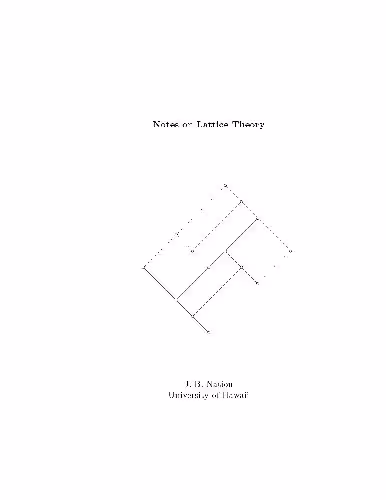 خرید و دانلود نسخه کامل کتاب Notes on lattice theory