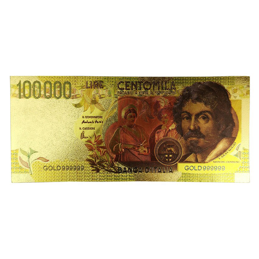 اسکناس تزیینی طرح لیر ایتالیا 