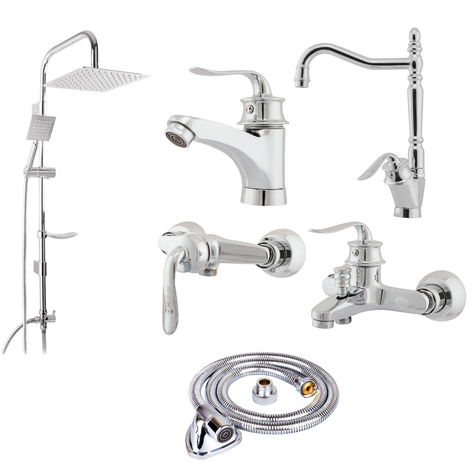 ست شیرالات شیرالات رز مدل هلنا رویال مجموعه 6 عددی