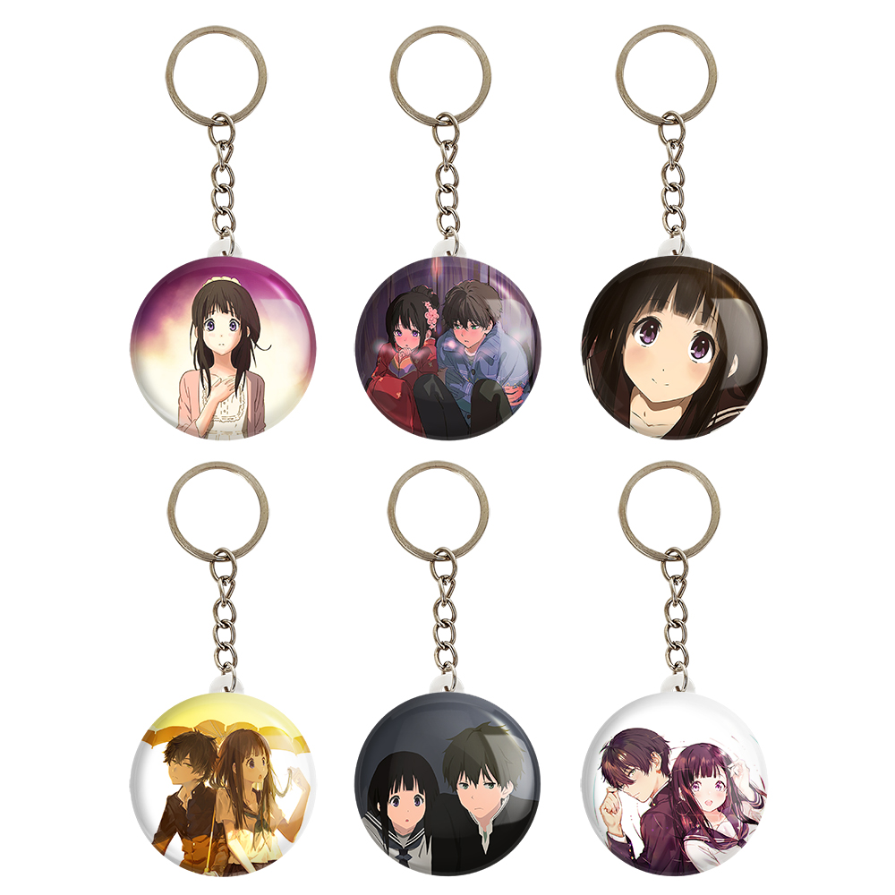 جاکلیدی خندالو مدل انیمه هیوکا Hyouka کد 926A مجموعه 6 عددی