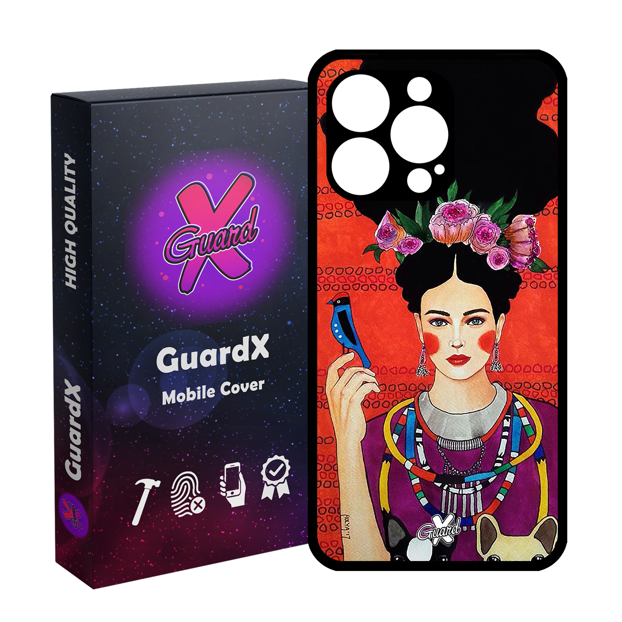 کاور گارد ایکس طرح دختر مدل Glass10150 مناسب برای گوشی موبایل اپل iPhone 13 Pro