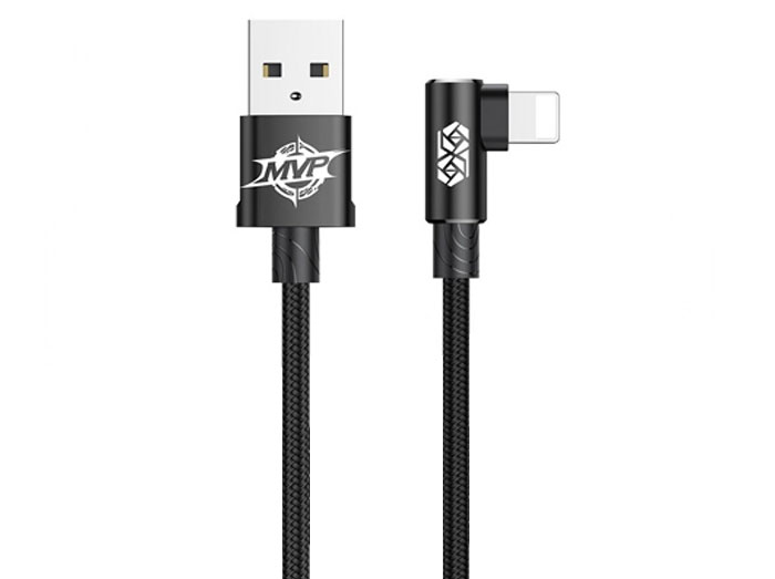 کابل لایتنینگ بیسوس Baseus MVP Elbow Lightning Cable 2M