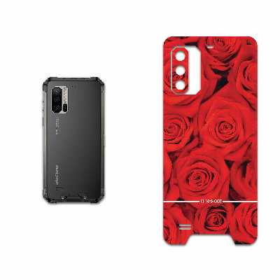 برچسب پوششی ماهوت مدل Red-Flower مناسب برای گوشی موبایل یولفون Armor 7