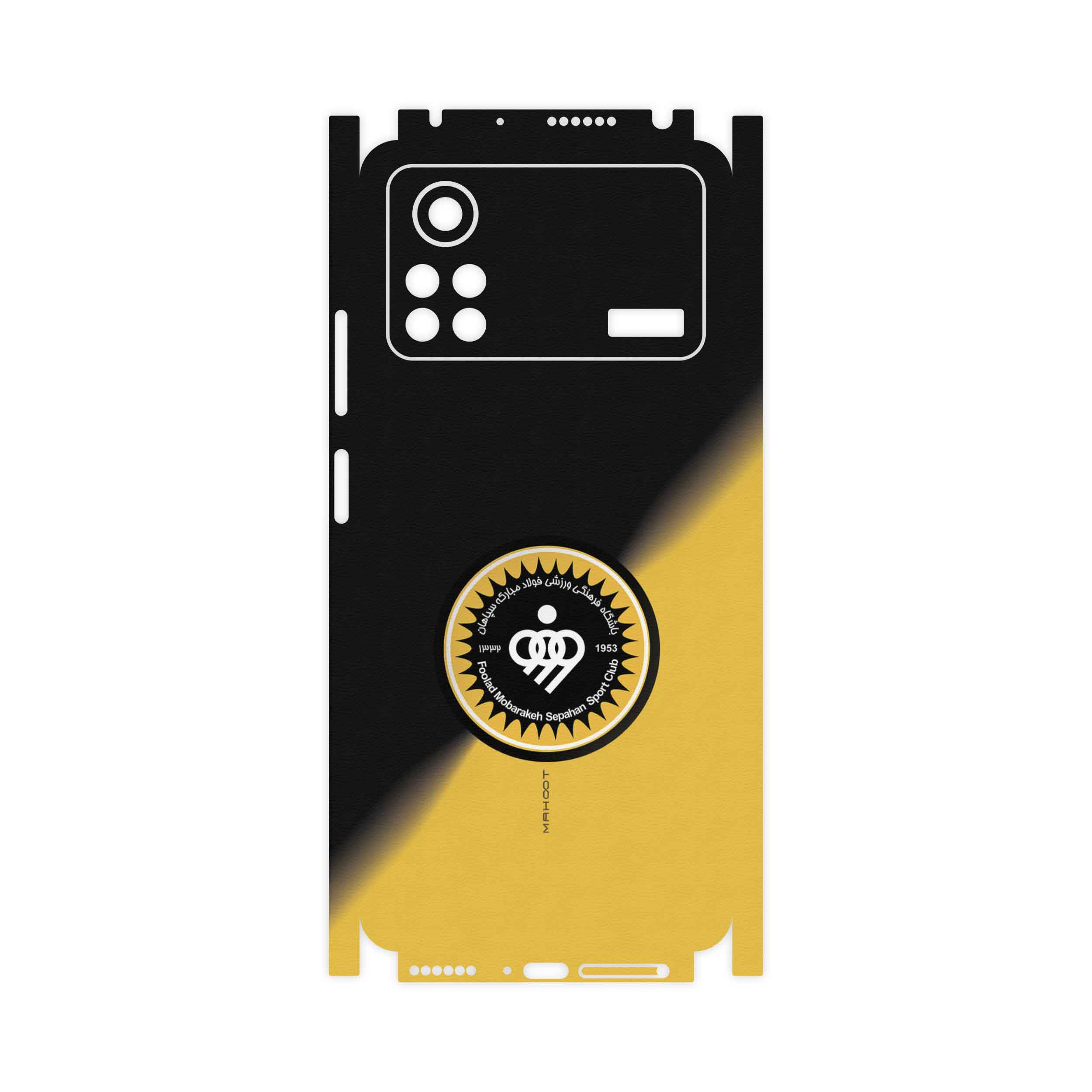 برچسب پوششی ماهوت مدل Sepahan-FullSkin مناسب برای گوشی موبایل شیائومی Poco X4 Pro 5G