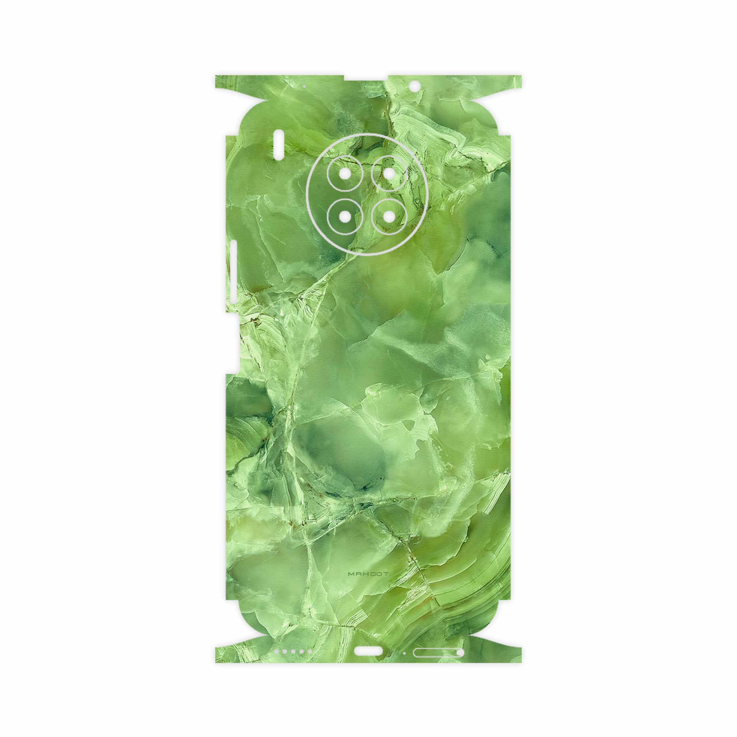 برچسب پوششی ماهوت مدل Green-Crystal-Marble-FullSkin مناسب برای گوشی موبایل هوآوی Nova 8i