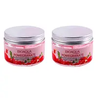 ماسک صورت بایو آکوا مدل pomegranate حجم 120 میلی لیتر بسته 2 عددی